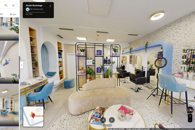 Google street view prikaz iz virtuelne ture